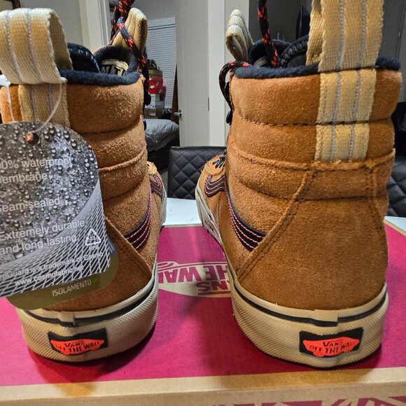 Brand New Vans Sk8 Hi MTE DR Waterproof Glazed Ginger MENS SIZE 10 NEW - Picture 5 of 8